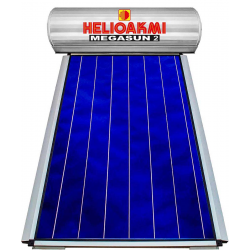 HELIOAKMI MEGASUN 2 Ηλιακός Θερμοσίφωνας Glass 160lt Τριπλής Ενέργειας - 2.1τ.μ. Επιλεκτικός